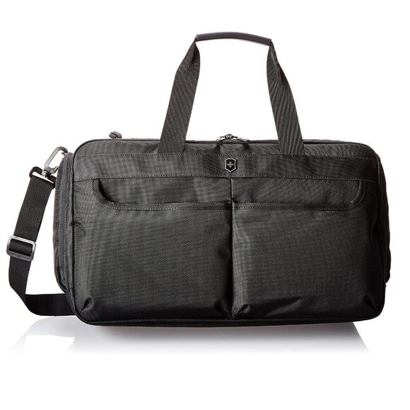 Victorinox Werks Traveler 5.0 Everyday Black Duffel Bag  (No Crossbody Strap) - Picture 1 of 16